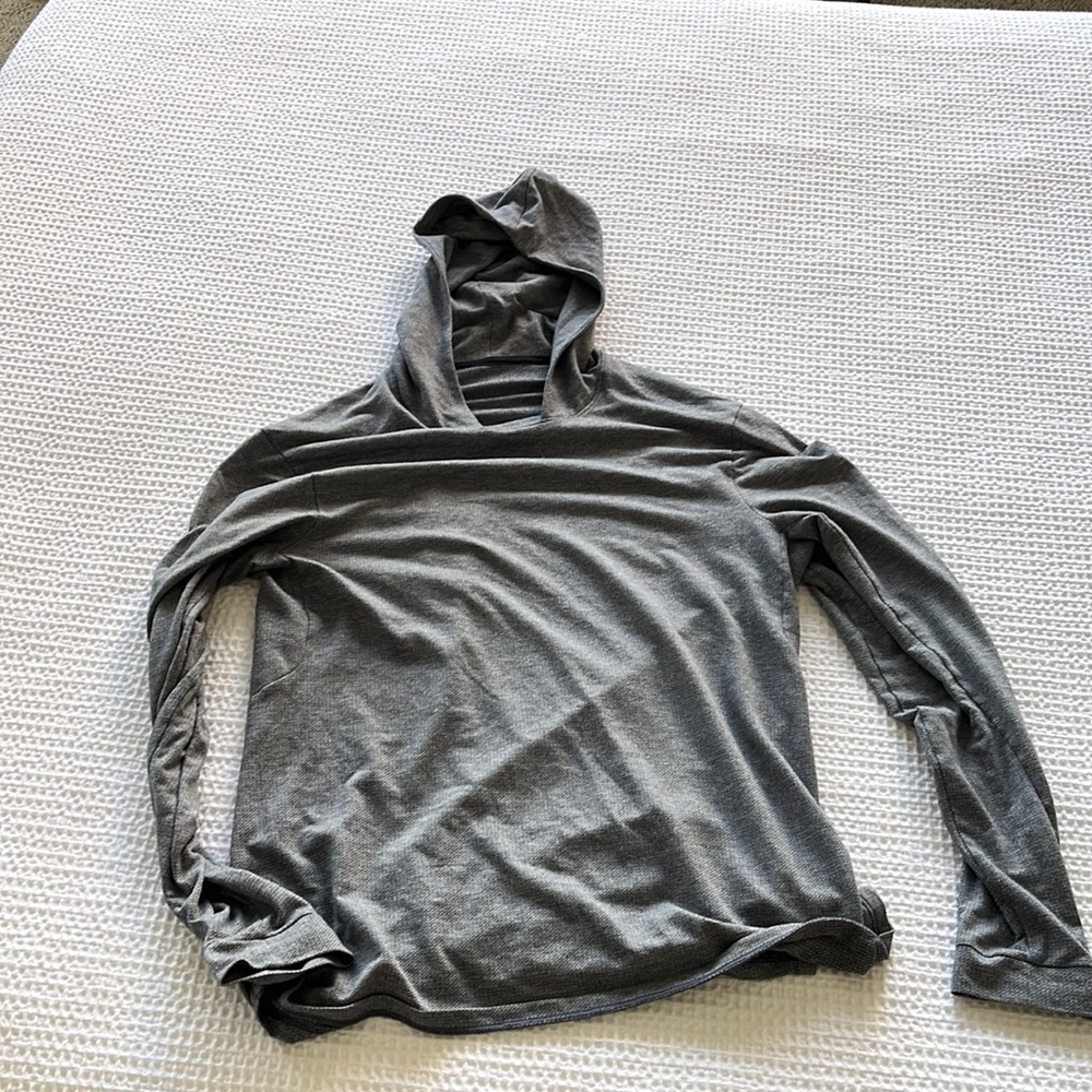 Mens Lululemon gray hoodie